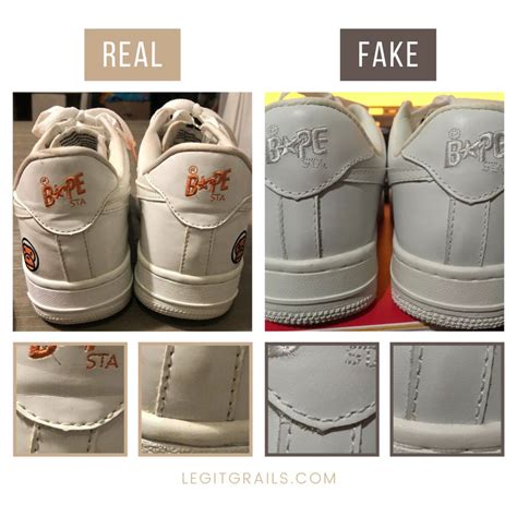 how to tell if bapes are fake shoes|knock off bape shoes.